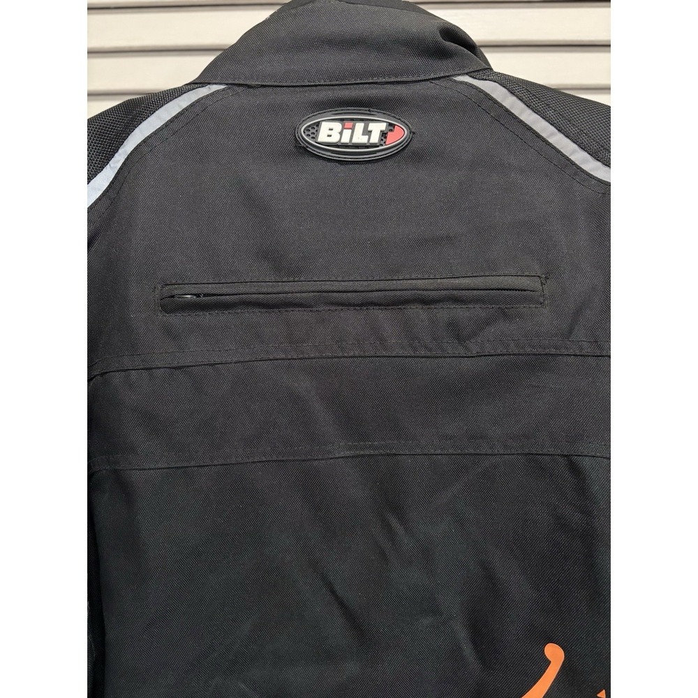 BiLT Motorcycle Armored Jacket Mens XL Black Biker BLW 42 Zip Up EUC 7/2019 - Picture 10 of 15